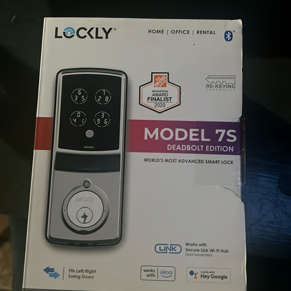 Lockly smart lock (model 7s deadbolt edition)